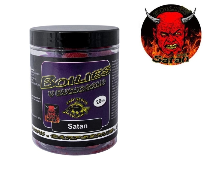 Carp Servis Václavík Boilies v dvojobalu 180g-20mm/Satan