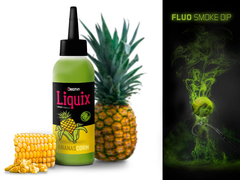 Fluo dip D SNAX LiquiX / Kukuřice-Ananas
