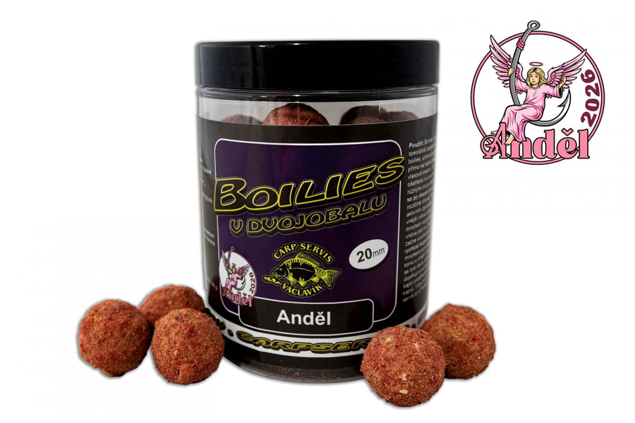 Carp Servis Václavík Boilies v dvojobalu 180g-20mm