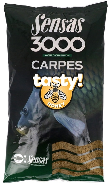 Sensas Krmítková směs 3000 Carp Tasty Honey  1kg
