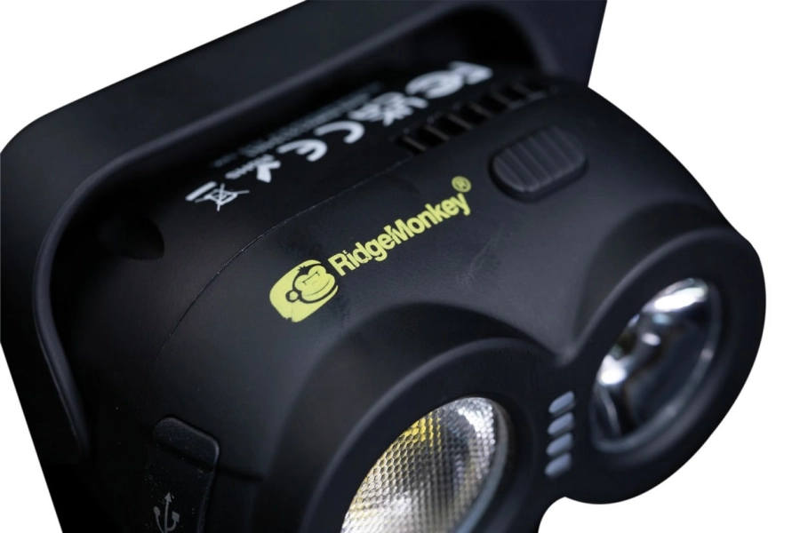RidgeMonkey dobíjecí čelovka VRH150X USB Rechargeable Headtorch 
