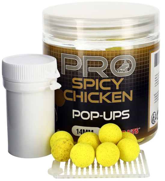 Starbaits Pro Spicy Chicken Boilie plovoucí 80g/14mm