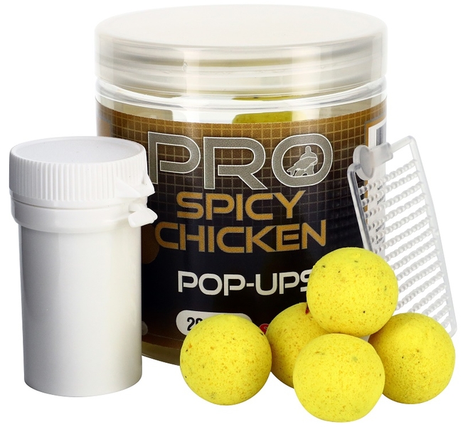 Starbaits Pro Spicy Chicken Boilie plovoucí 80g/20mm
