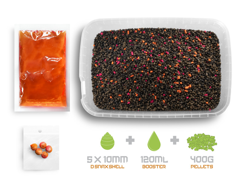 Pellet box Delphin Reaxe READY&GO / Mango-Broskev