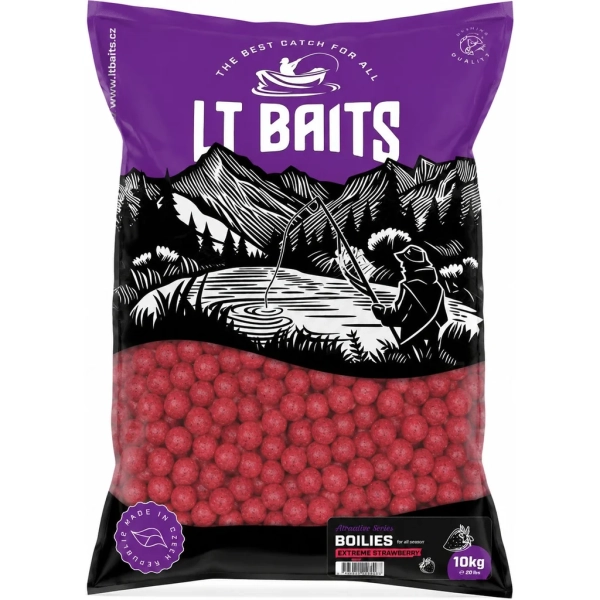 Boilies LT Baits Extreme Strawberry 10 kg