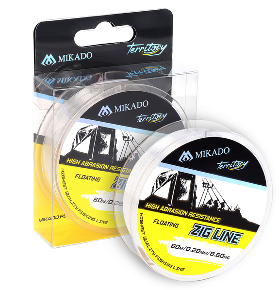 Mikado Plovoucí vlasec Territory Zig Line 0,30mm/60m-9,73kg