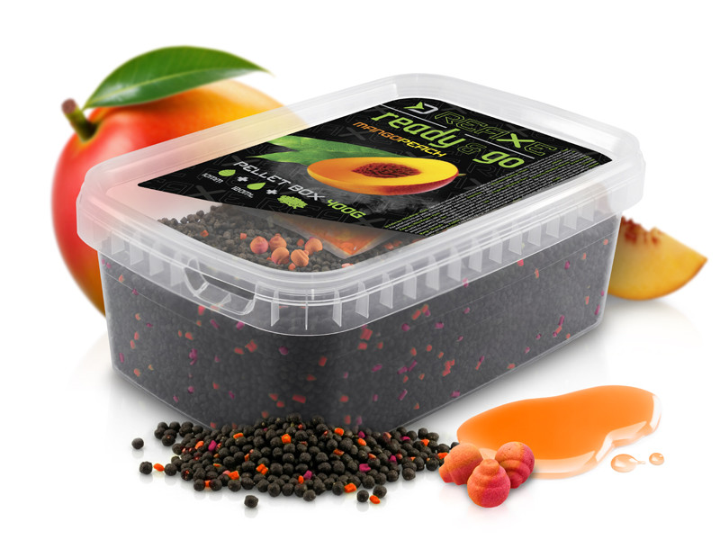 Pellet box Delphin Reaxe READY&GO / Mango-Broskev