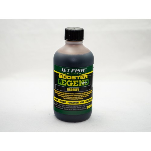 Jet Fish Legend Range Booster 250ml Broskev