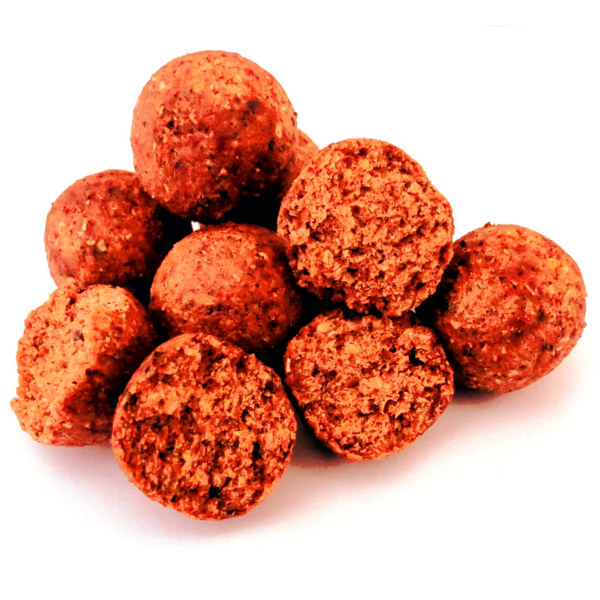 Magic Wolf zakrmovací boilies 5 kg / 20 mm – Losos Broskev