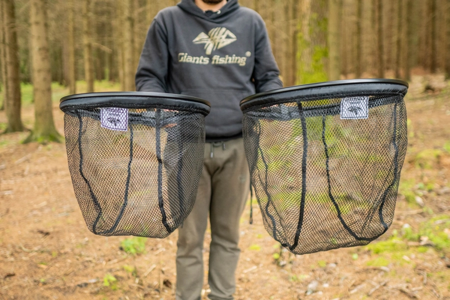 Giants fishing Plovoucí podběrák s pogumovanou síťkou Deluxe Rubber Float M 45x35cm 
