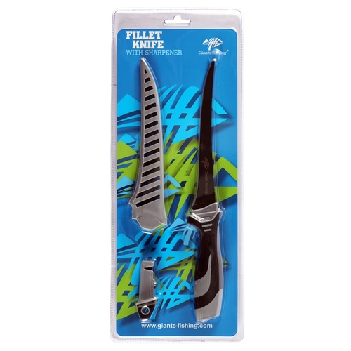 Giants fishing Filetovací nůž 7 Fillet knife with sharpener ( Easy clean sheath )