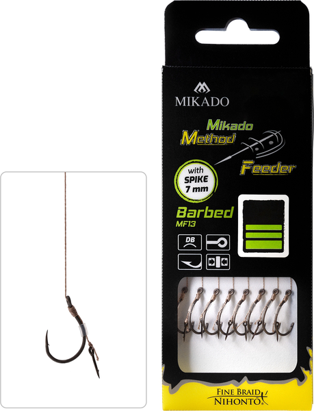 Mikado Návazec MF s trnem na pletené šňůrce 10cm - 8 ks