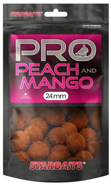 Starbaits Boilies Probiotic Peach Mango 200g/24mm