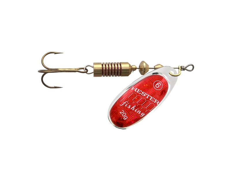 Hester Fishing třpytka Ospray Red Shimmer