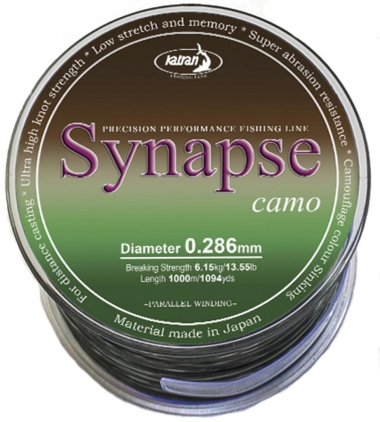 Katran Vlasec Synapse CARP camo  0,261mm 1000m