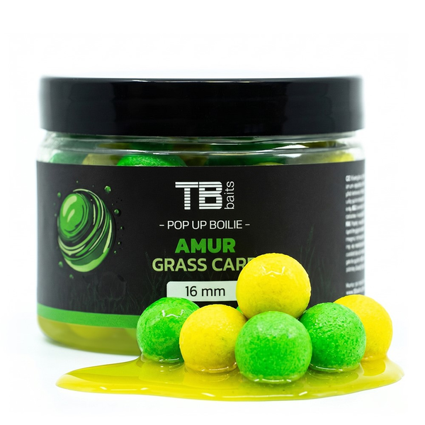 TB Baits Plovoucí boilie Pop-Up Amur + NHDC 50 g 16 mm