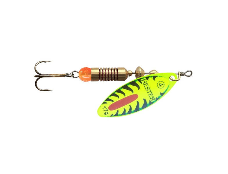 Hester Fishing třpytka Willow Fluorescent Green