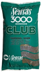 Sensas Krmení 3000 Club Gardons Noir (plotice černá) 1kg
