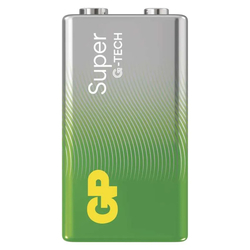 Alkalická baterie GP Super 9V (6LF22), 1 ks