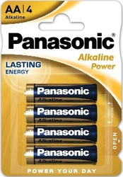 Panasonic Alkaline Power baterie AA LR6/4 (4ks)